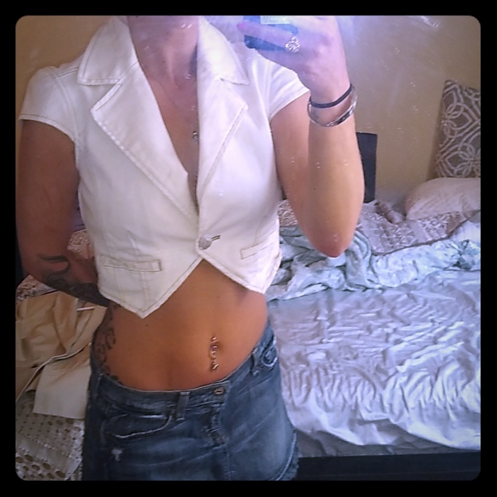DKNY Jean vest